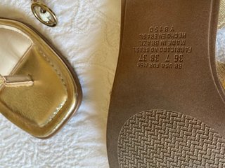 Sandalias Dakota Doradas Talla 38