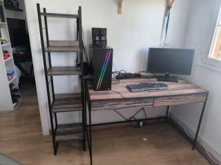 Mesa Escritorio y Estantería