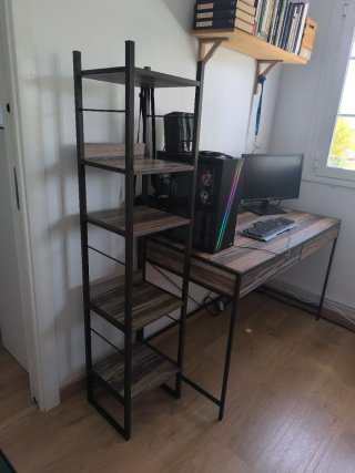 Mesa Escritorio y Estantería