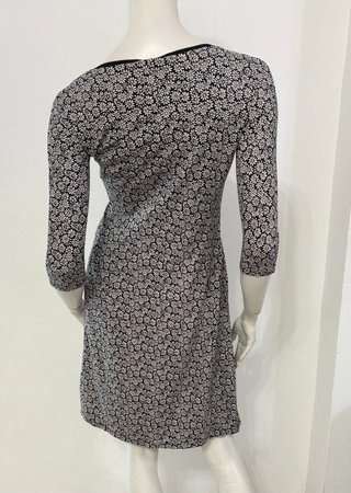 WEEKEND MAX MARA Vestito abito nero margherite