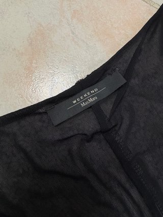 WEEKEND MAX MARA Vestito abito nero margherite