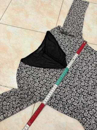 WEEKEND MAX MARA Vestito abito nero margherite