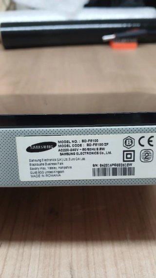 Reproductor Blu-ray Samsung