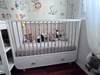 Cuna IKEA MYLLRA 60x120 con cajón