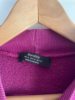 Sudadera Bershka Morada
