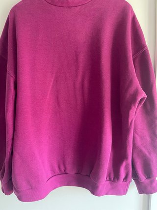 Sudadera Bershka Morada