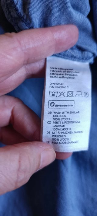 Camisa vaquera azul