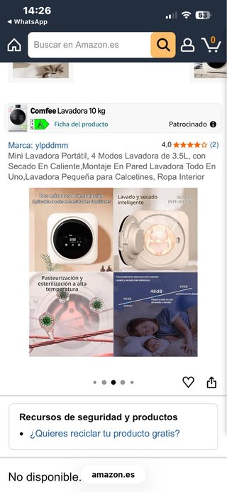 Lavadora-Secadora Compacta