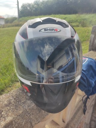 Casco Moto Infantil SHIRO Azul
