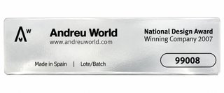 Silla Andreu World Negra y Blanca