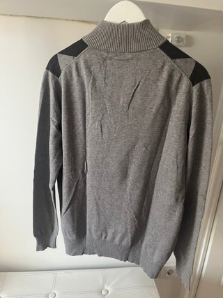 Jersey rombos gris y negro talla XL