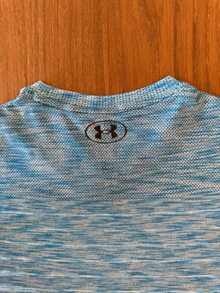 Maglietta Under Armour Tecnica Azzurra L