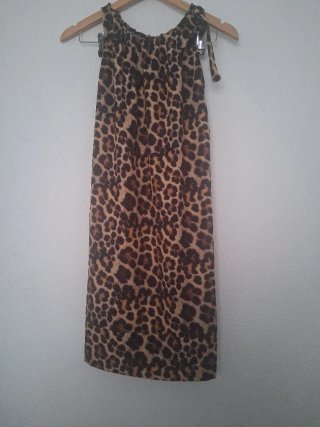 Vestido estampado leopardo