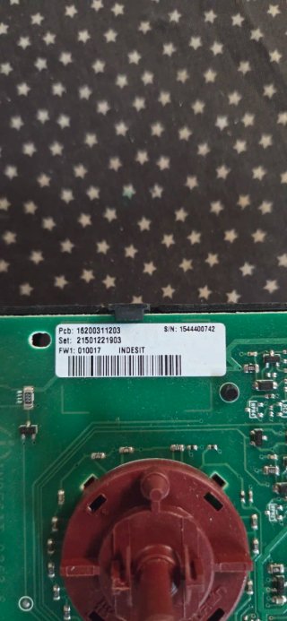Placa Control Secadora Indesit Arcadia