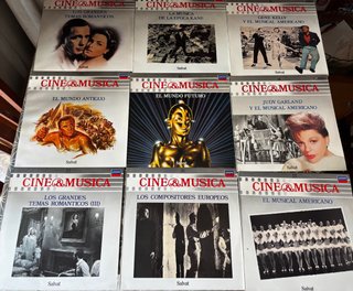 Colección 40 Vinilos LP Cine y Música Salvat
