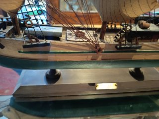 Maqueta Barco Antiguo Vela de madera