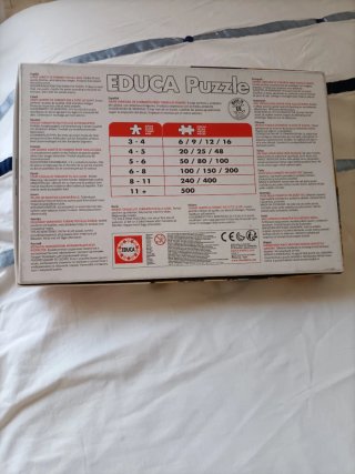 Puzzle EDUCA de madera 100 Piezas.
