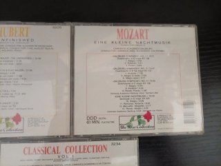 CDs Clásicos: Schubert, Mozart y Colección