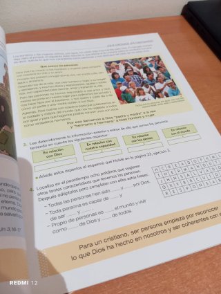 Religión católica, Se llama Jesús. 6 Primaria