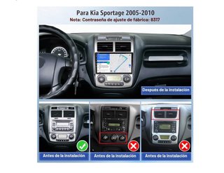 Pantalla 9 pulgadas para Kia Sportage 2005-2010