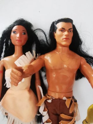 Muñecos indios Poca y Kokoum