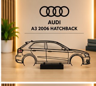 Silueta Audi A3 2006 Hatchback con base