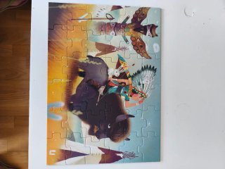 Puzzles Dideco Indio y Pirata 36 piezas