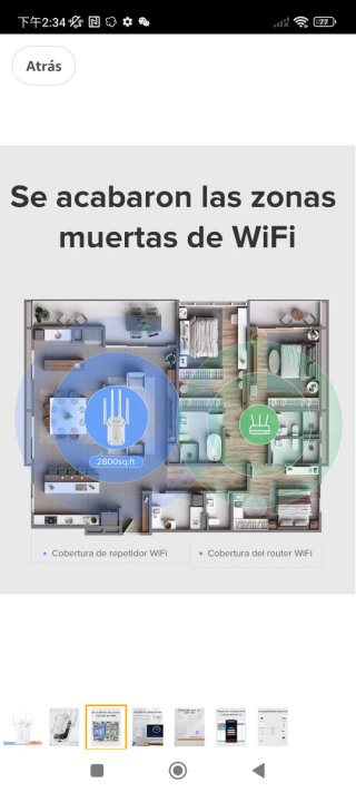 Repetidor WiFi COTDLNK 1200Mbps