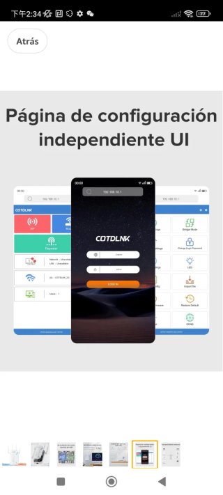 Repetidor WiFi COTDLNK 1200Mbps