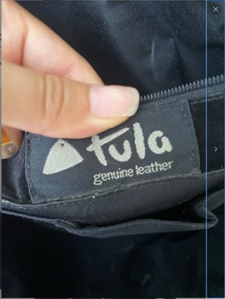 Bolso Tula Cuero auténtico Negro Vintage Y2K
