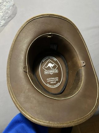 Sombrero Cowboy Marrón Cuero