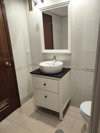 Armario lavabo IKEA HEMNES blanco 2 cajones