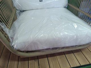 Sklum Sillón de jardín en madera acacia y cuerda