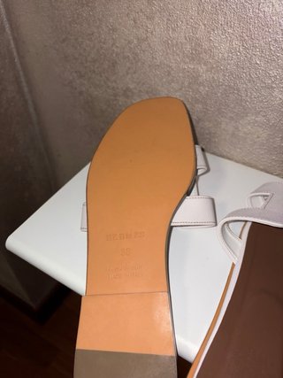 Ciabatte Hermes bianche