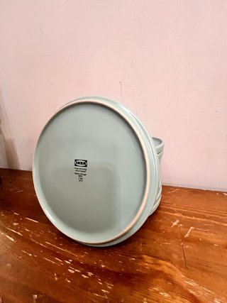 Platos pequeños IKEA turquesa mate