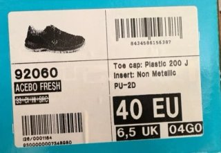 Zapatos de seguridad Robusta Talla 40