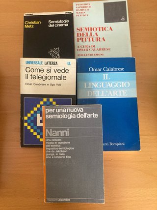 Libros de semiótica en ITALIANO