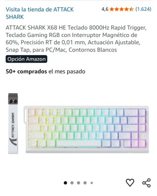 Teclado Gaming Attack Shark