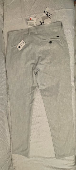 Pantaloni Zara Uomo Slim Grigio M