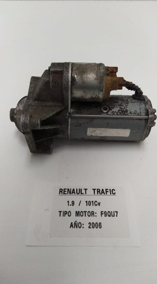 Renault sin ref motor arranque trafic caja 267553