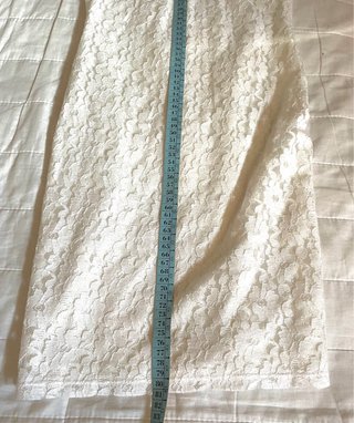 Abito Pizzo Bianco Taglia S