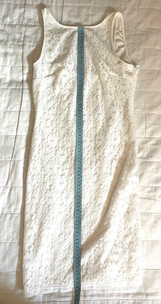 Abito Pizzo Bianco Taglia S