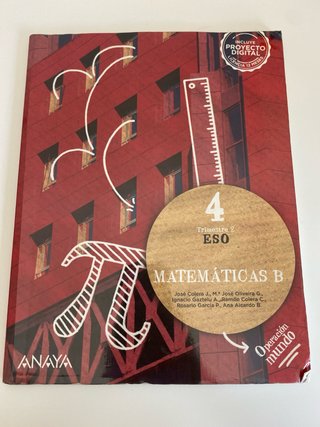 Matemáticas B. 4o de ESO