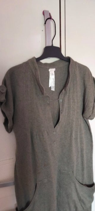 Vestido Pull & Bear Talla M Verde Oliva