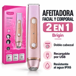 Afeitadora Mujer 2 en 1 Brigin - Nueva