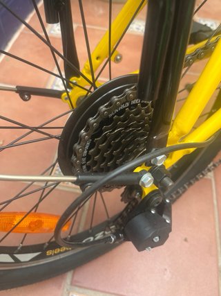 Bicicleta plegable Moma Ricola amarilla