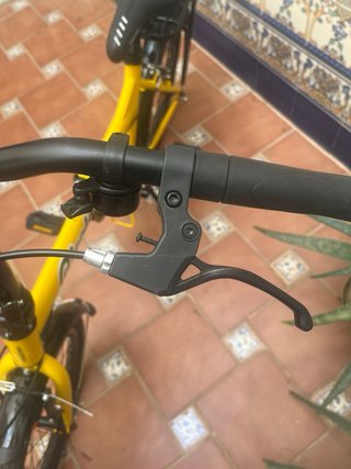 Bicicleta plegable Moma Ricola amarilla