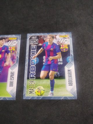 Cromos Panini Rookie Hamza y Xavi Espart