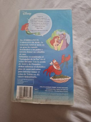 La Sirenita VHS Disney Español