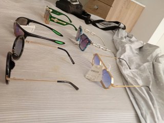 5 Gafas de sol vintage antiguas.